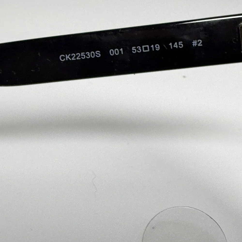 Calvin Klein‎ Sunglasses Black Butterfly Square CK22530S 001 53-19-145 21928